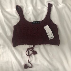 NWT Out from Under Crochet Bralette Sz. Medium